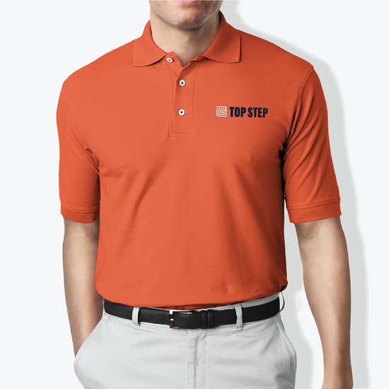 Top-step_polo-orange