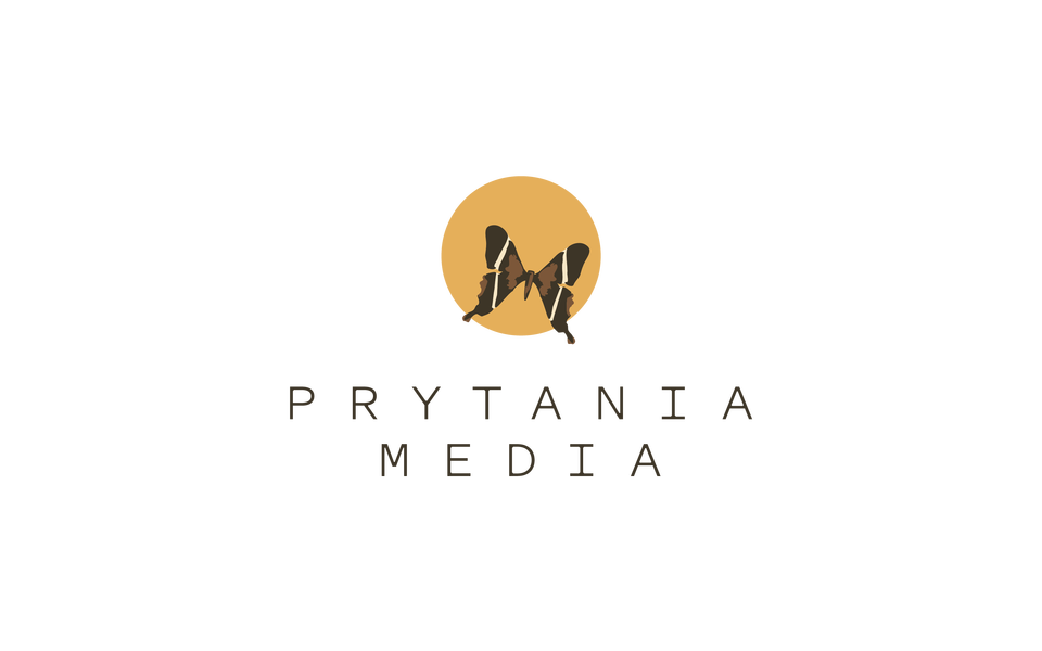 Prytania media logo on ivory