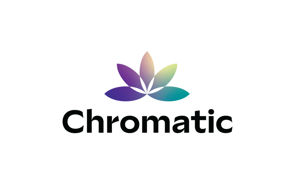Chromatic logo on light