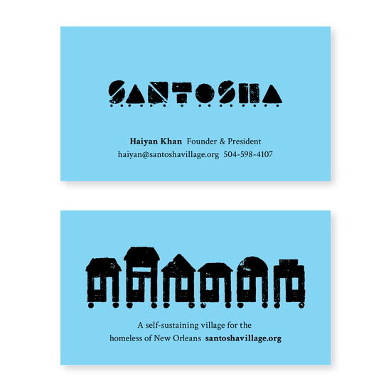 Santosha Business Card